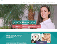 Tablet Screenshot of healthypathhypnotherapy.com